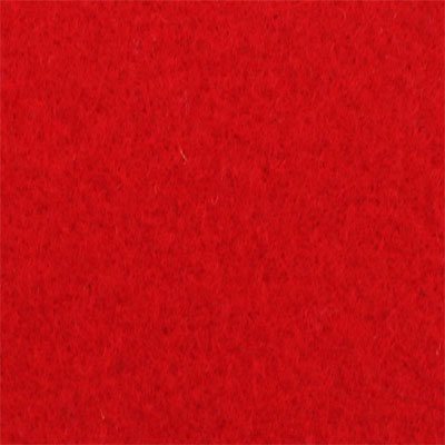 red medium weight polyester felt