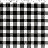 vinyl tabling checkered - white/black