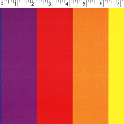polyester 2" pride stripe
