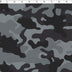 water repellent ripstop nylon - grey camouflage  