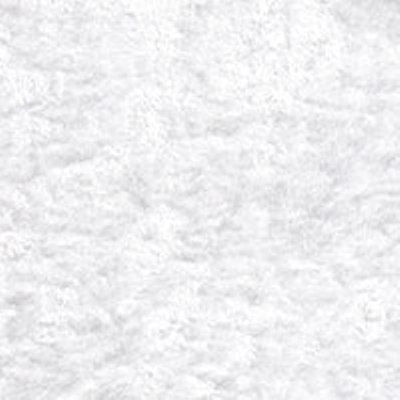 polyester crush velour - white
