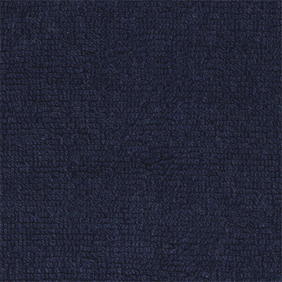 navy cotton woven terry