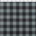 polyester chenille digital print buffalo check - grey/black