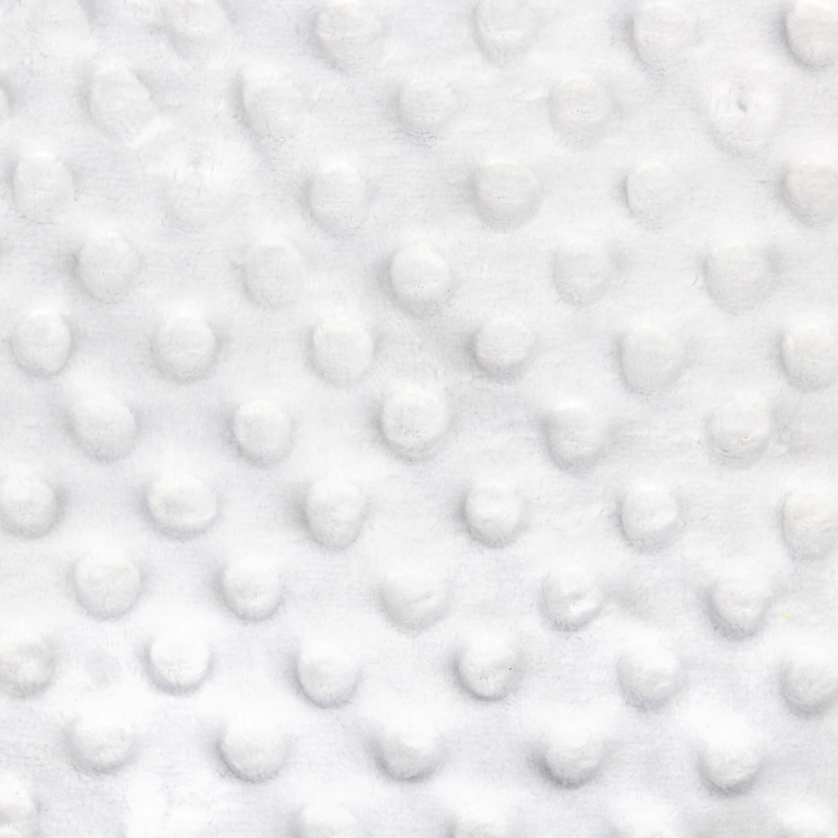 white polyester dimple chenille