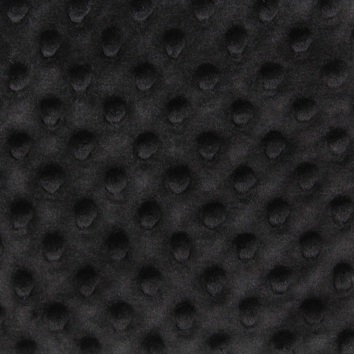 black polyester dimple chenille