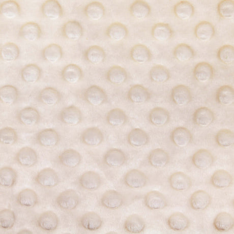 cream polyester dimple chenille