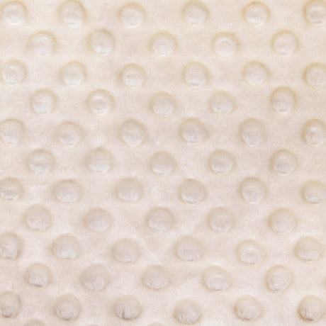 cream polyester dimple chenille