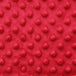red polyester dimple chenille