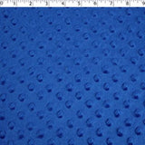 royal blue polyester dimple chenille