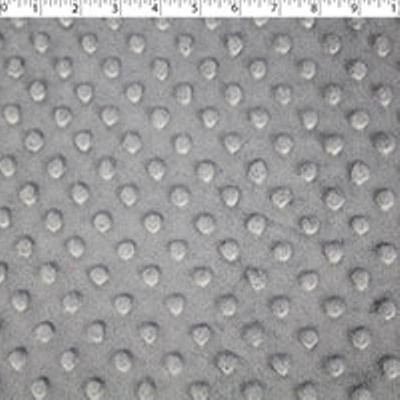 grey polyester dimple chenille