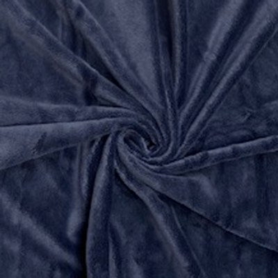 navy wide width polyester chenille