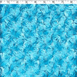 turquoise embossed cabbage rose swirl chenille