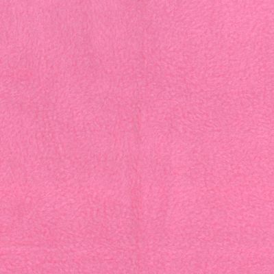 Medium weight brushed back polyester fleece in the colour of bubble gum pink