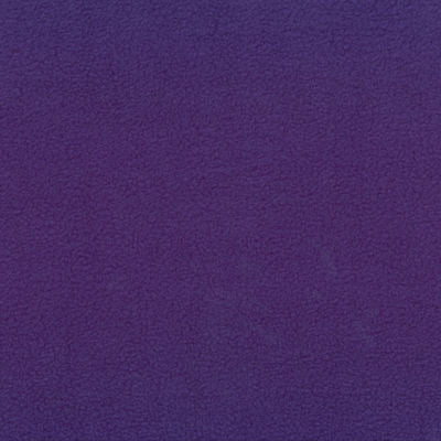Medium weight brushed back polyester fleece in the colour of  deep purple