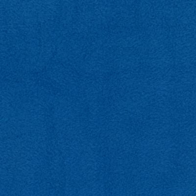 Medium weight brushed back polyester fleece in the colour of medium blue