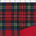 red royal stewart tartan fleece bonded to red micro fleece