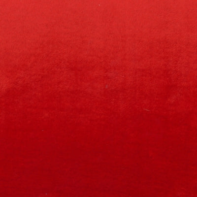 red polyester fur