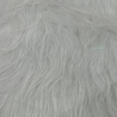polyester acrylic faux fur white