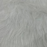polyester acrylic faux fur white