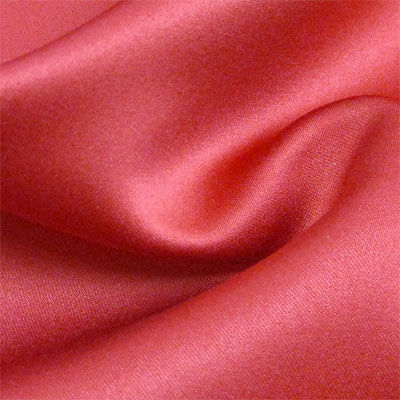 red matte polyester satin
