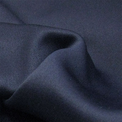 navy matte polyester satin