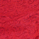 red double sided scalloped edge lace