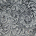 pewter double sided scalloped edge lace