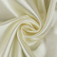 ivory polyester satin
