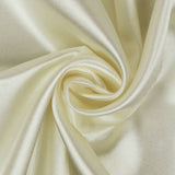 ivory polyester satin