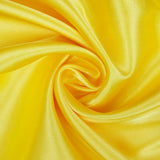 yellow polyester satin