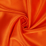 orange polyester satin