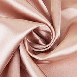 rose dust polyester satin