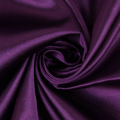 violet polyester satin