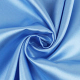 cerulean polyester satin