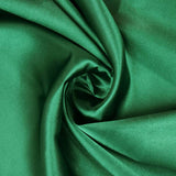 green polyester satin