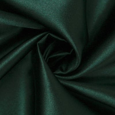 dk green polyester satin