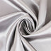 silver polyester satin