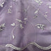 lilac breeze rose bud embroidered mesh with scapolled edge