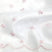 rose petal pink daisy embroidered mesh with scapolled edge