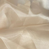 oyster shiny organza