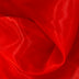 red polyester shiny organza