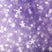lavender sheer glitter white stars
