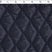 navy diamond quilt polyester lining with a polypropylene backing