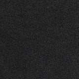black polyester cotton satin face flannel back lining