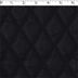 black polyester diamond quilt stain. Acetate lining Face, Polyester fill, and Polypropylene back