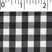 light weight polyester cotton 1/4 inch gingham in black and white
