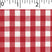 light weight polyester cotton 1/4 inch gingham in red and white