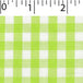 light weight polyester cotton 1/4 inch gingham in apple green and white