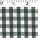 light weight polyester cotton 1/4 inch gingham in dark green and white 