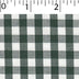 light weight polyester cotton 1/4 inch gingham in dark green and white 